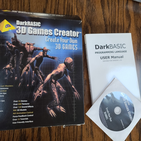 DarkBASIC 3D Games Creator New in Box Vintage - Picture 7 of 10